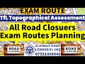 All exam routes with road closers  tfl topographical assessment test 2023  training london pco