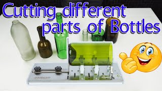 How to cut different parts of Glass bottles with OAIEGSD Glass Bottle Cutter