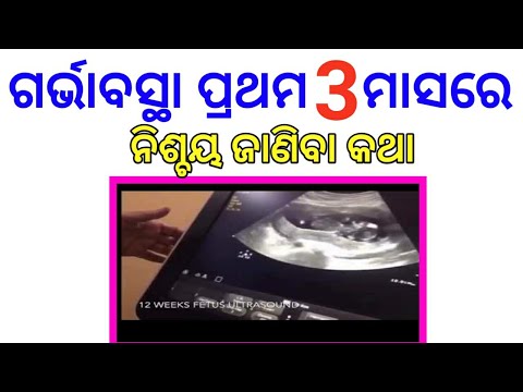 ଗର୍ଭାବସ୍ଥା ପ୍ରଥମ 3 ମାସ, ସାବଧାନ ରୁହନ୍ତୁ | First 3 months in pregnancy | Odia Pregnancy Tips
