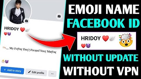 How to Create Emoji Name id Without Update 2023 |Emoji name facebook Id 2023 | Make Emoji name fb id