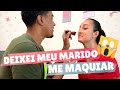 MARIDO MAQUIANDO| SERA QUE FICOU BOM? 😂💄