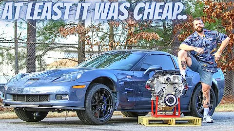 I Bought A 1000hp LS9 For My ABANDONED Corvette ZR1!