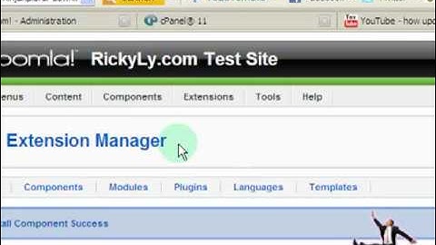 How to customize the admin footer default in Joomla 1.5 to 1.5.18 HD