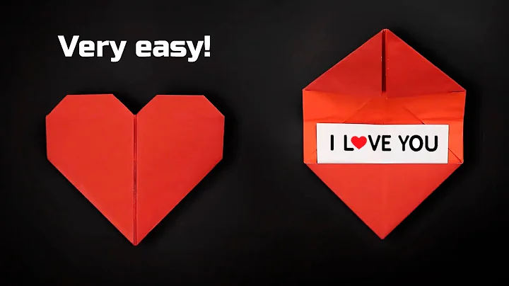 Easy Origami Heart Envelope – Perfect for a Valentine’s Day ❤️