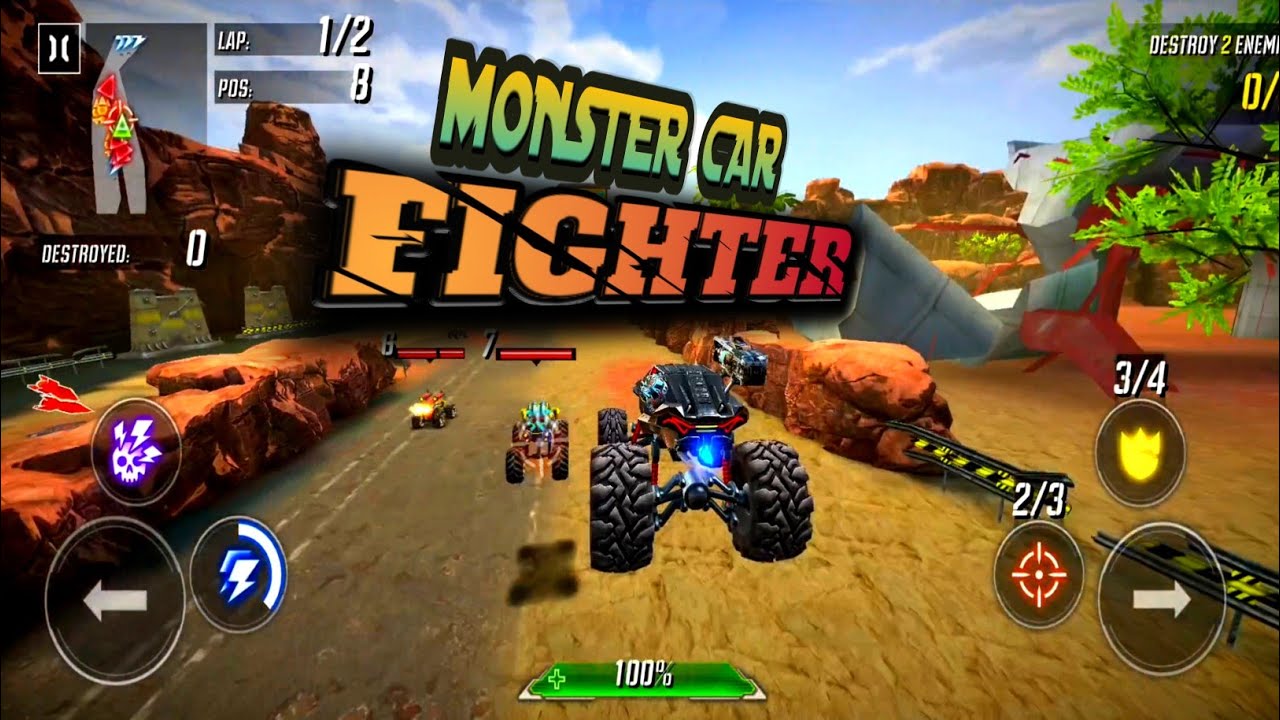 How To Fighter Monster Track 🚛 Racing - Racing Car - Android gameplay