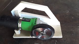 Circular saw dari gerinda | circular saw from angle grinder