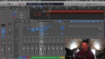 Logic Pro X - Tracks and channel strips (Track Inspector and Mixer)