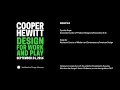 view Design Talk | Design for Work and Play digital asset number 1