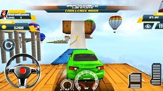 Crazy Racing Extreme Car Tracks 3D - Impossible Car Stunts - Gameplay Android FHD screenshot 4