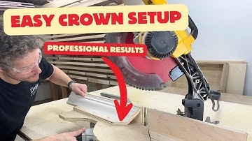EASY CROWN MOULDING SETUP to get PROFESSIONAL RESULTS #crownmoulding #crownjig