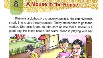 A Mouse In The House || Exercise|| D.A.V || Class-2 English || English Reader-2 D.A.V