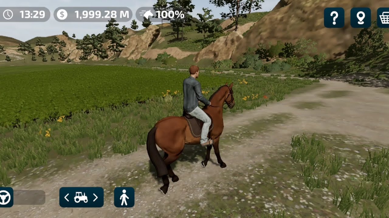 FS 23 mobile - Ausritt - YouTube