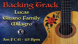Backing Track - Milagro - LucasGitanoFamily chords