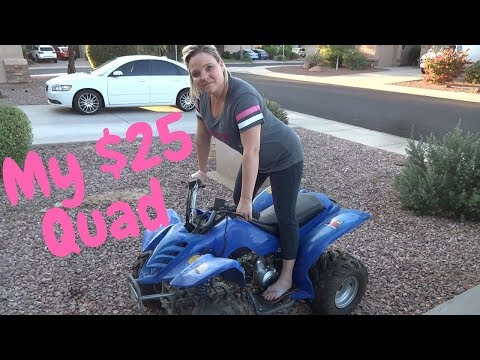 HER NEW QUAD!