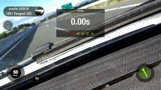 PEUGEOT 205 Vs KAWASAKI Z750 DRAGY PEUGEOT 205 Vs KAWASAKI Z750 DRAGY