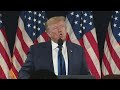 President Donald Trump speaks at 'Black Voices for Trump' rally in Atlanta