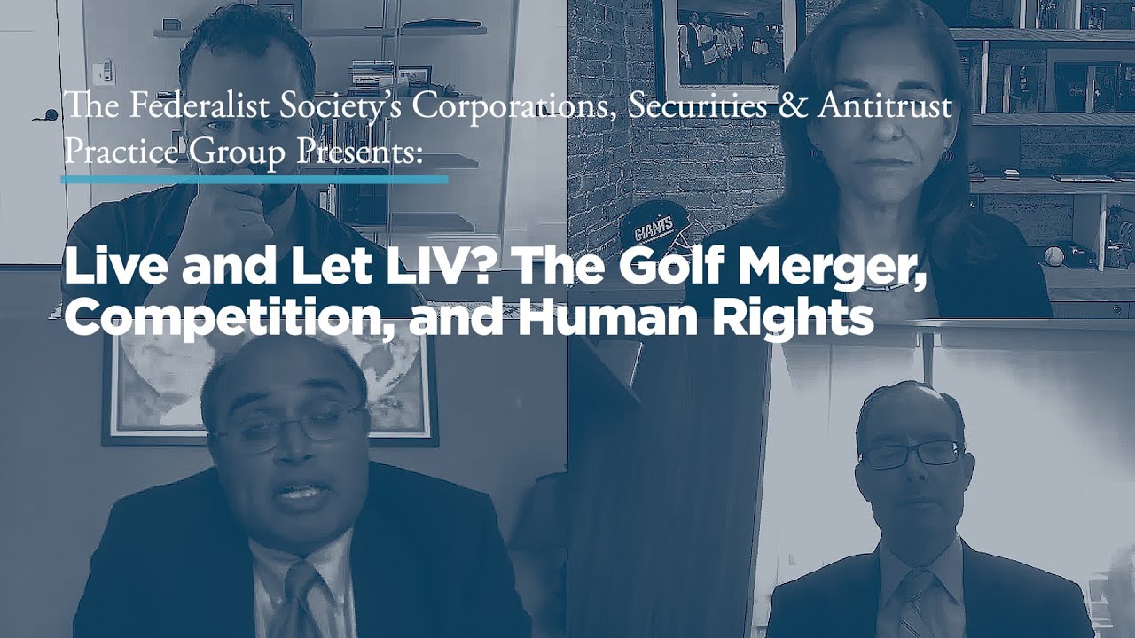 Live and Let LIV? The Golf Merger, Competition, and Human Rights