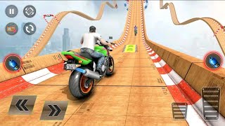 Bike Stunt Racing Simulator - GT Mega Ramp Motorbike Stunts Racing Game - Android GamePlay screenshot 3