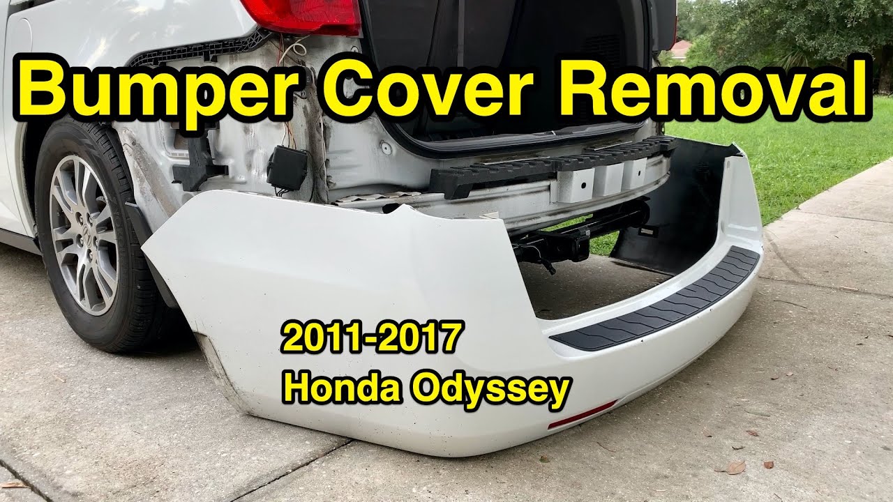 How to remove & install rear bumper cover on Honda Odyssey (2011-2017