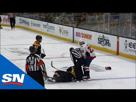 Brad Marchand Backs Down From Fight With Lars Eller