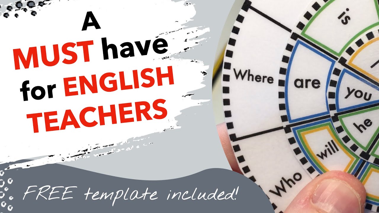 The Grammar Wheel The MOST USEFUL TOOL to HELP form questions in