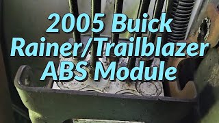 Buick Rainier/Gmc Envoy/Chevy Trailblazer  ABS, Service Brake System check light fix.