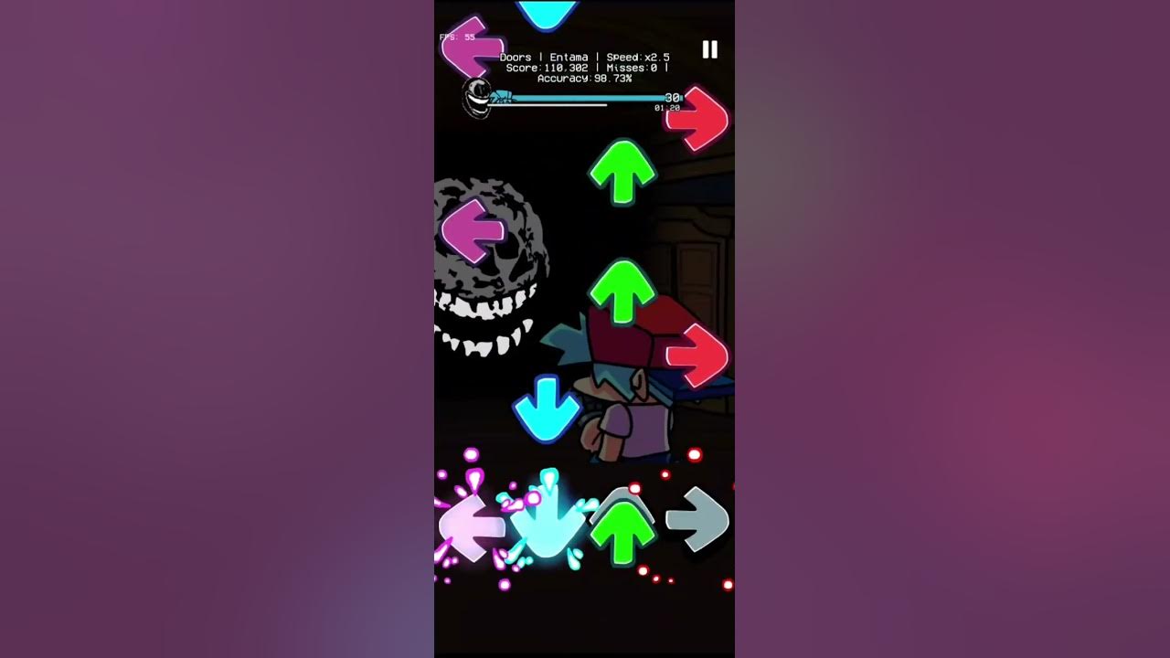 도어즈 러쉬,엘레베이터 게임 플레이 (doors Rush,elevator Gamepaly) FNF Mod YouTube