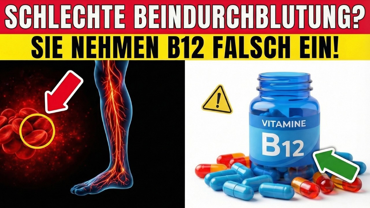 SENIOREN: Sie nehmen Ihr Vitamin B12 FALSCH ein (Arzt enthüllt) | Gesundheitstipps für Senioren