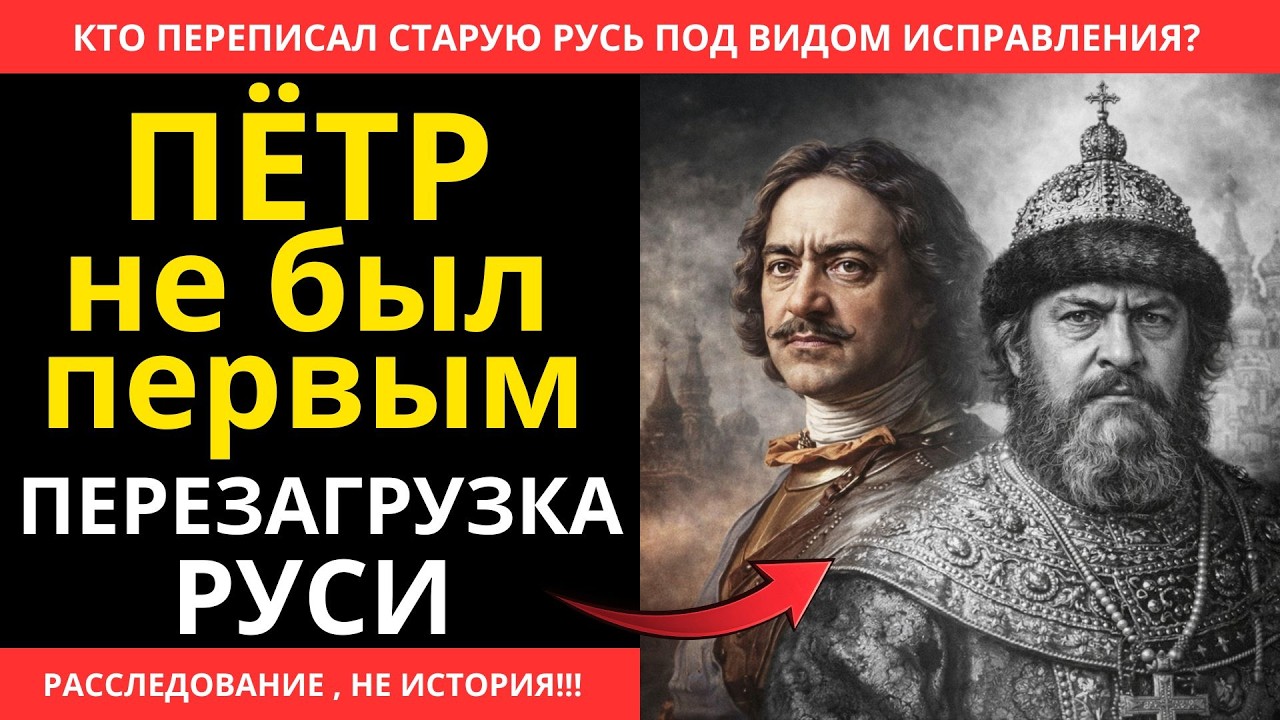 КТО НАЧАЛ УНИЧТОЖАТЬ СТАРУЮ РУСЬ ЕЩЁ ДО ПЕТРА ПЕРВОГО?