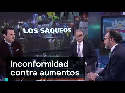 Luis Videgaray y las manifestaciones contra la gasolina - Despierta con Loret - Luis Videgaray y las manifestaciones contra la gasolina - Despierta con Loret