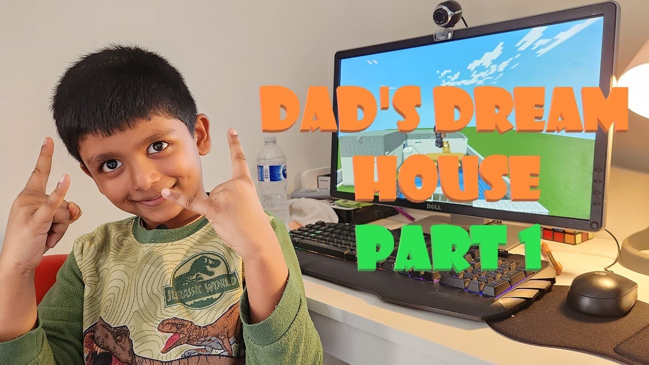 How to build dream house in Minecraft: Dad's dream house part 1 - YouTube