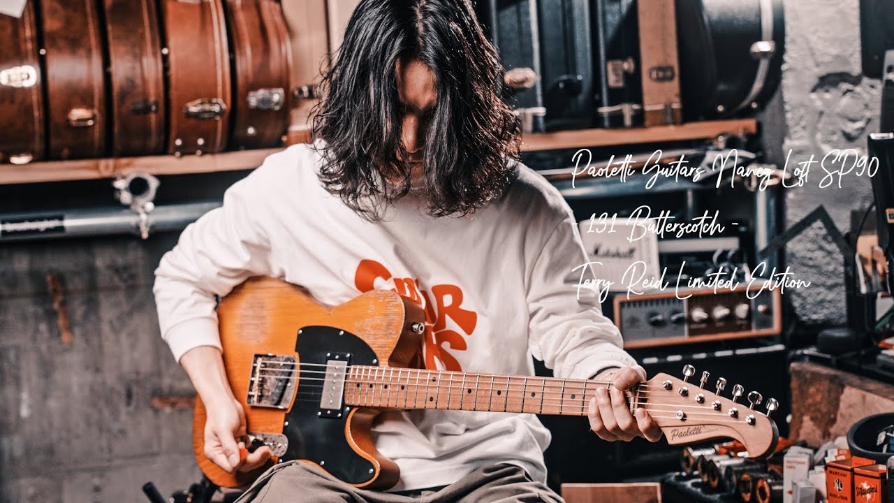 Paoletti Guitars Nancy Loft SP90 - 131 Butterscotch - Terry Reid Limited Edition