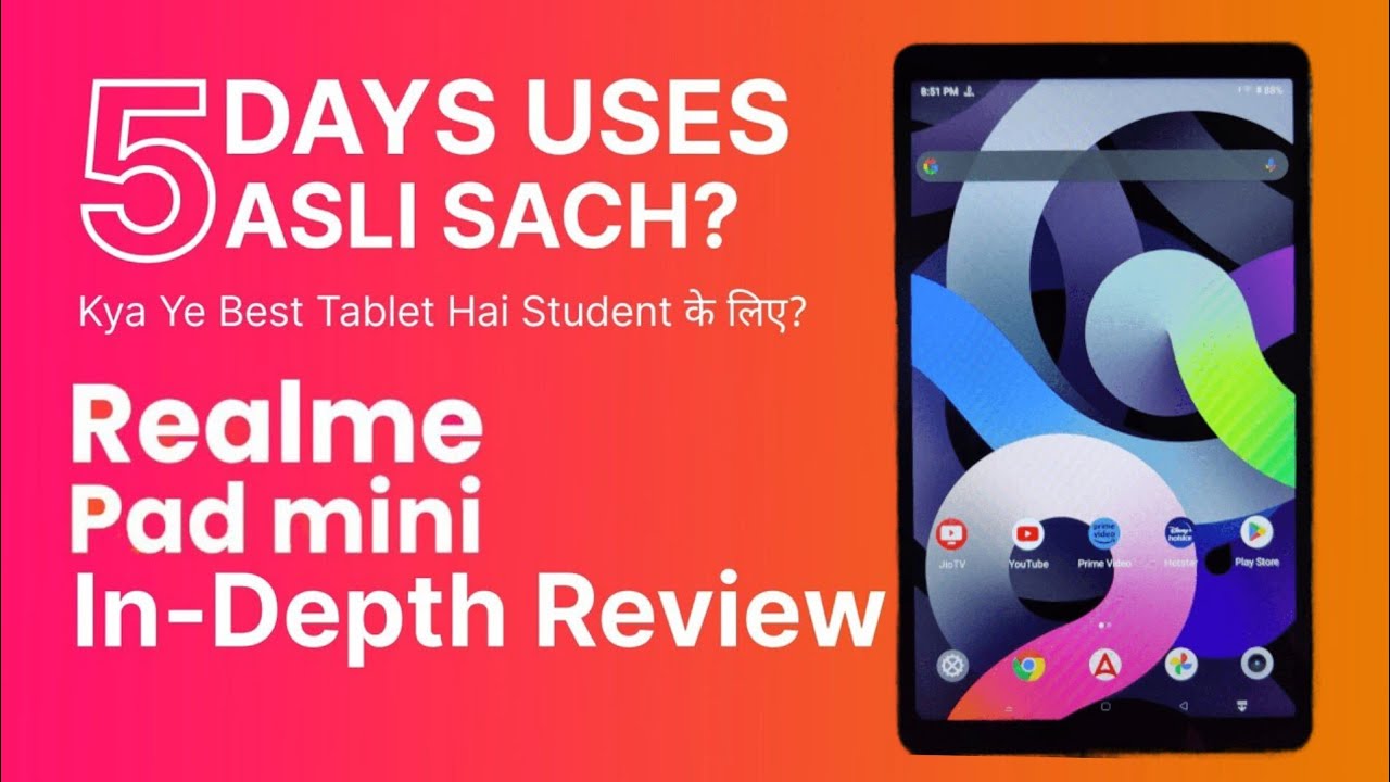 Realme Pad Mini Complete Details Review After 5 Days Uses 👌 Kya Best