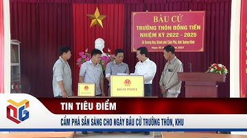 Cẩm Phả sẵn sàng cho ngày bầu cử trưởng thôn, khu