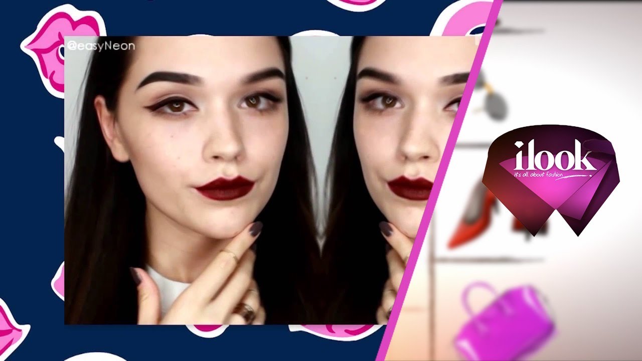 How To Tips Memakai Lipstick Warna Gelap  iLook YouTube