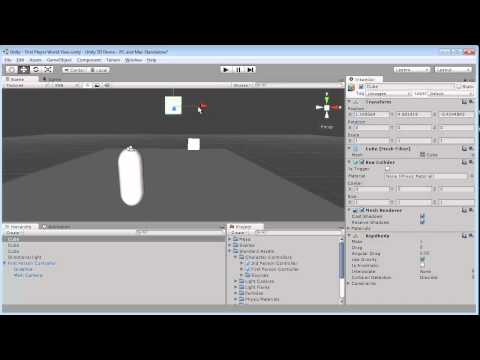 Unity 3D First Person View - Apply Gravity and Force using Rigidbody