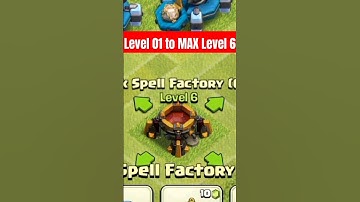 Level 1 to Max Level 6 Dark Spell Factory upgrade in COC❤️😅😃🎮#mrtufer #gameplay#coc#gamingchannel