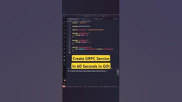 Create a Simple gRPC Service in Go with Protocol Buffers!  #golang #coding #grpc #client #server