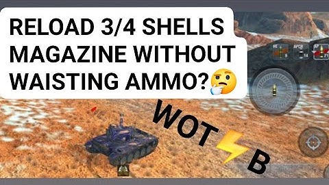 Reload Autoloader WITHOUT wasting Munition? WOTBLITZ GAMING TIPS ⚡ WOTB ⚡ How to