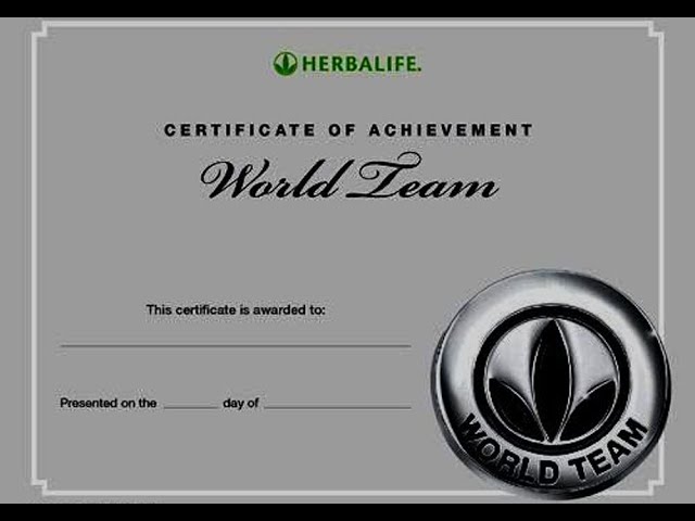 How To Became A World Team Member In Herbalife 2020 Youtube