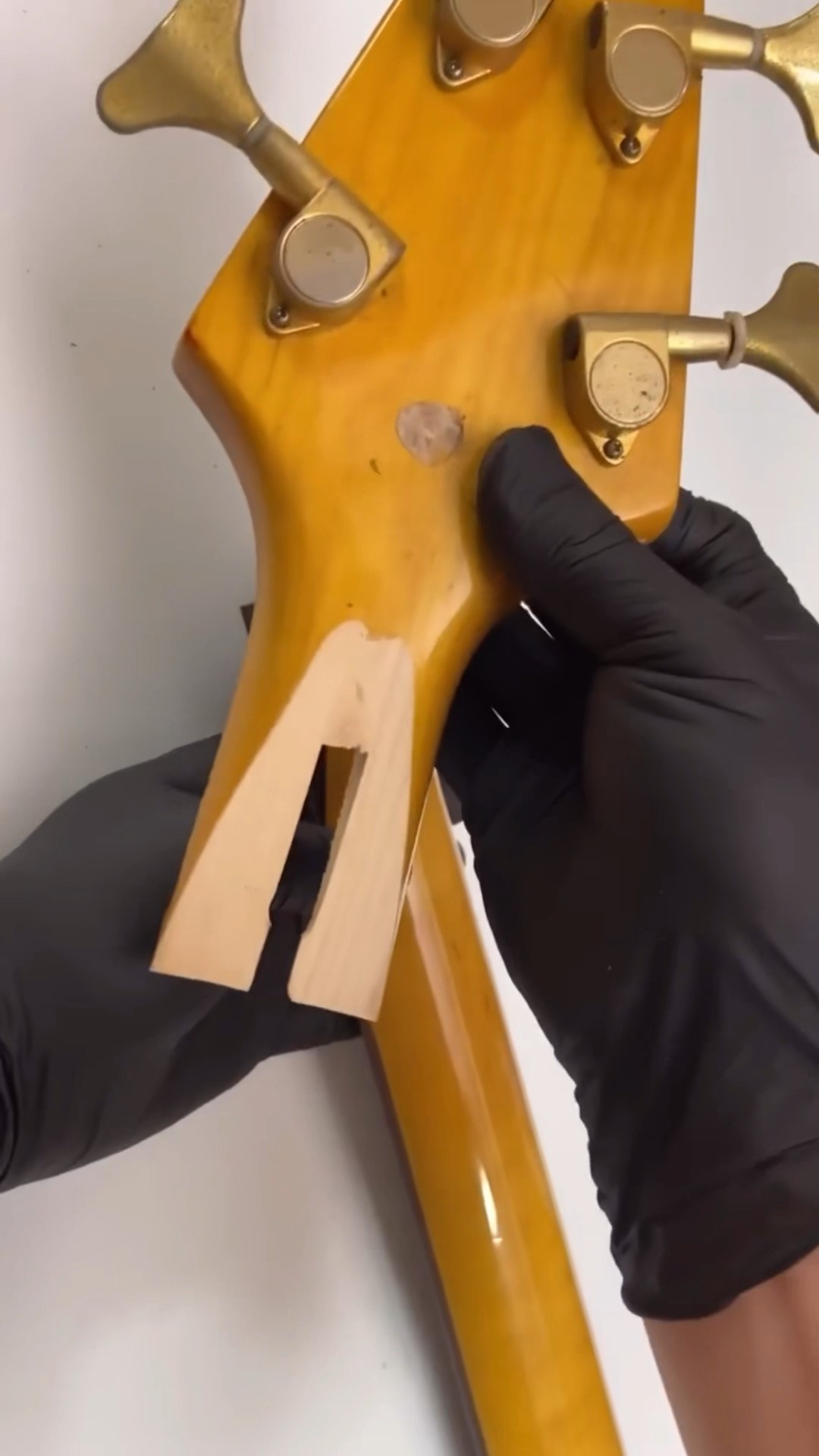 折れたネックを修復しました #repair #restoration #ジャンク #guitar