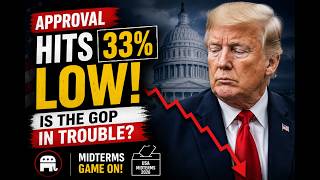 Trump’s Approval Hits 33% Low: Is The GOP In Trouble Ahead Of US Midterms | USA Midterm Election
