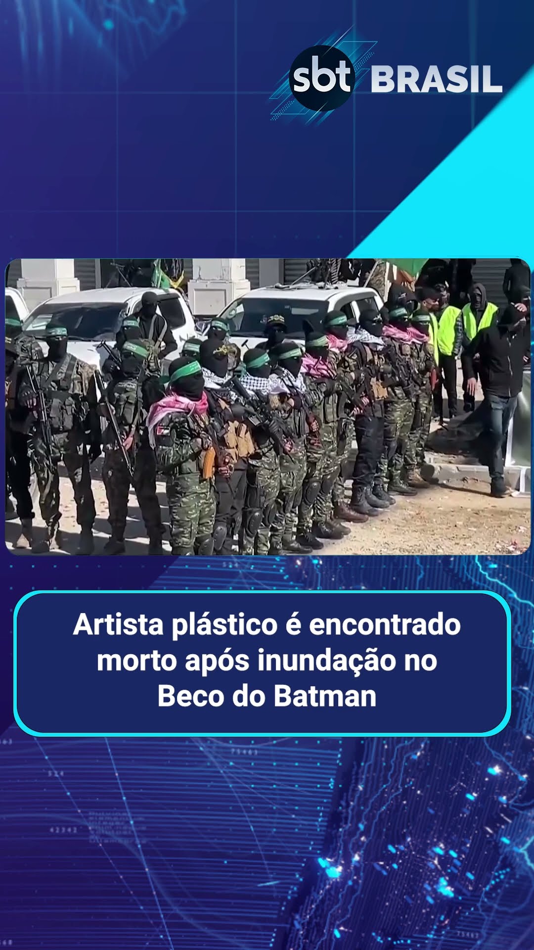 Hamas liberta mais 4 reféns israelenses após acordo de cessar-fogo | SBT Brasil (25/01/25)