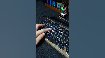 Typewriter Wireless Keyboard #keyboard #mechanicalkeyboard #christmas #mechanicalkeyboardcase