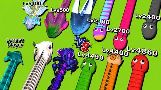 SNAKE CLASH.IO vs WORMS CLASH.IO - EPIC Best Comparison! Which is the Better? #388  screenshot 2