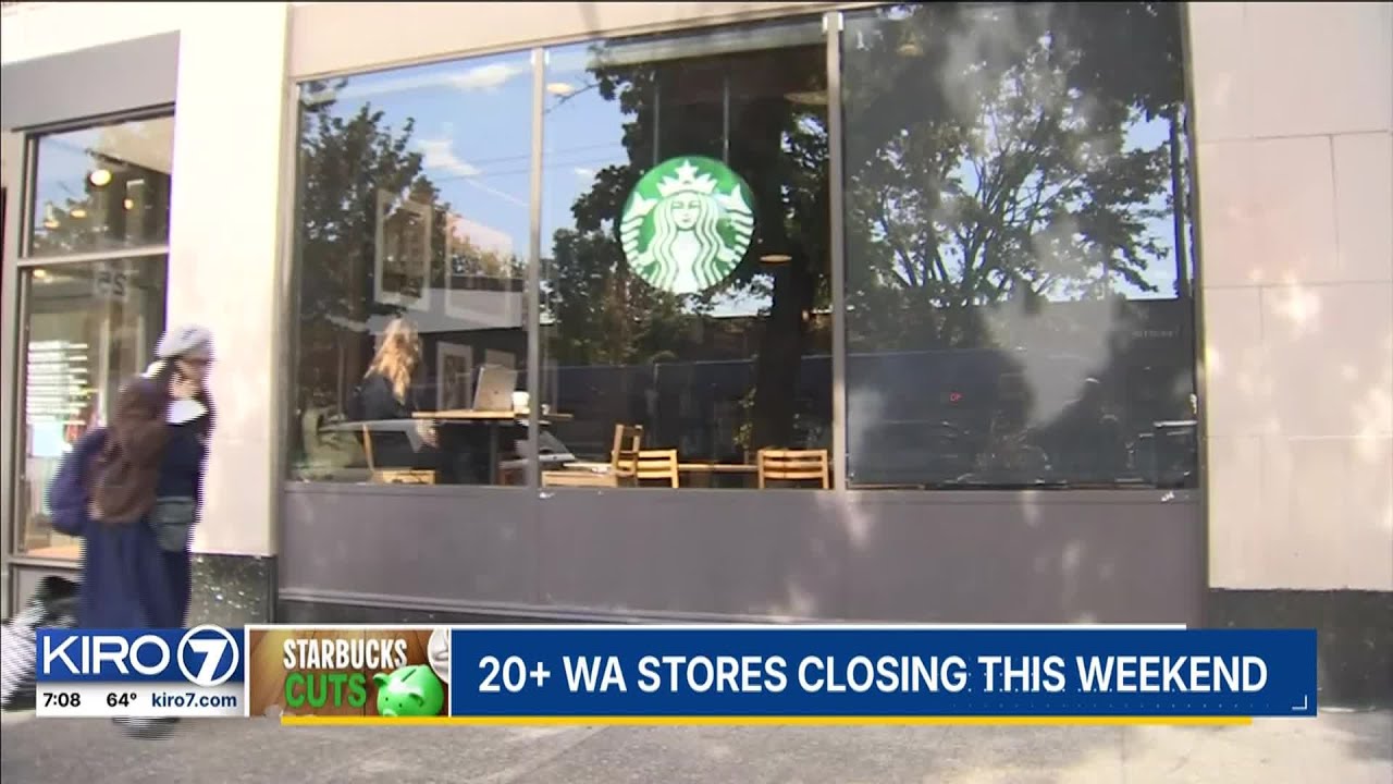 Starbucks closing 20+ stores in WA