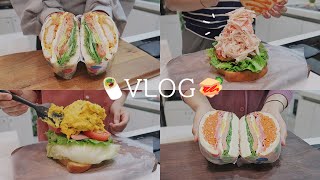 ENG) A collection of big sandwiches.🥪 Ver. 2ㅣDYEONG VLOGㅣsandwiches recipe