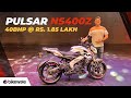 New Bajaj Pulsar NS400Z Walkaround | Exhaust Sound & Ergonomics Revealed | BikeWale