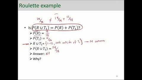 Probability Modeling - Addition Rule