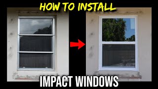 How To Install Impact Windows on Concrete Block Homes - STEP BY STEP